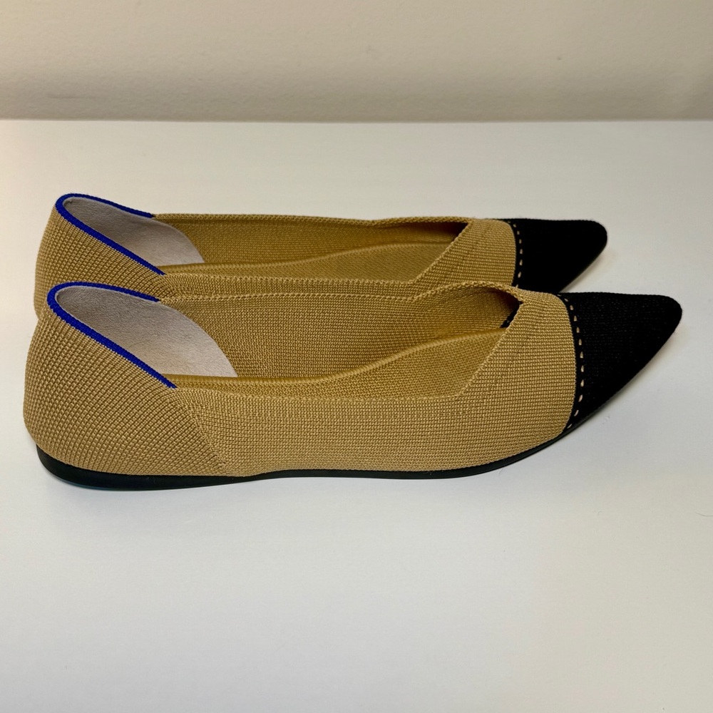 Rothy’s Camel Cap Toe Flats - Picture 9 of 15